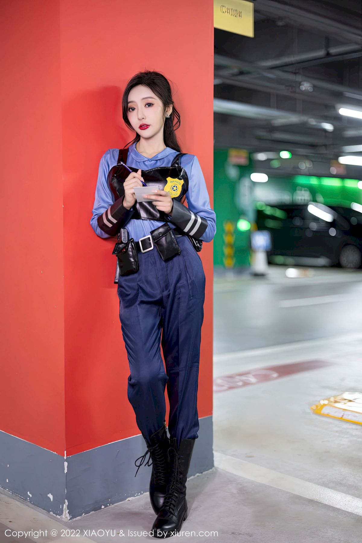 [语画界XIAOYU] Vol.929 女神王馨瑶yanni – 女警制服+灰丝制服性感写真-瞬颜部落