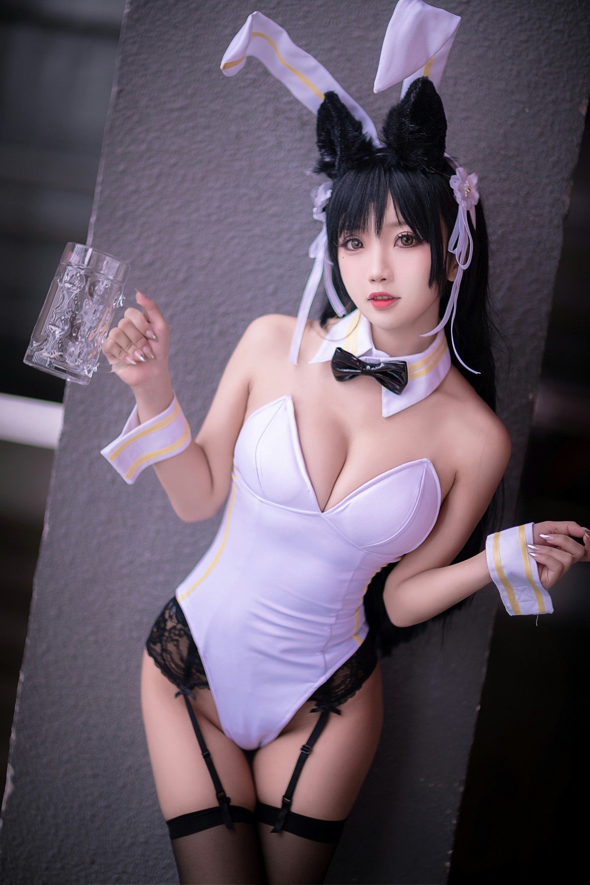 图片[2]-[Cosplay]鬼畜瑶在不在 – 黑丝兔女郎 – COSPLAY-瞬颜部落