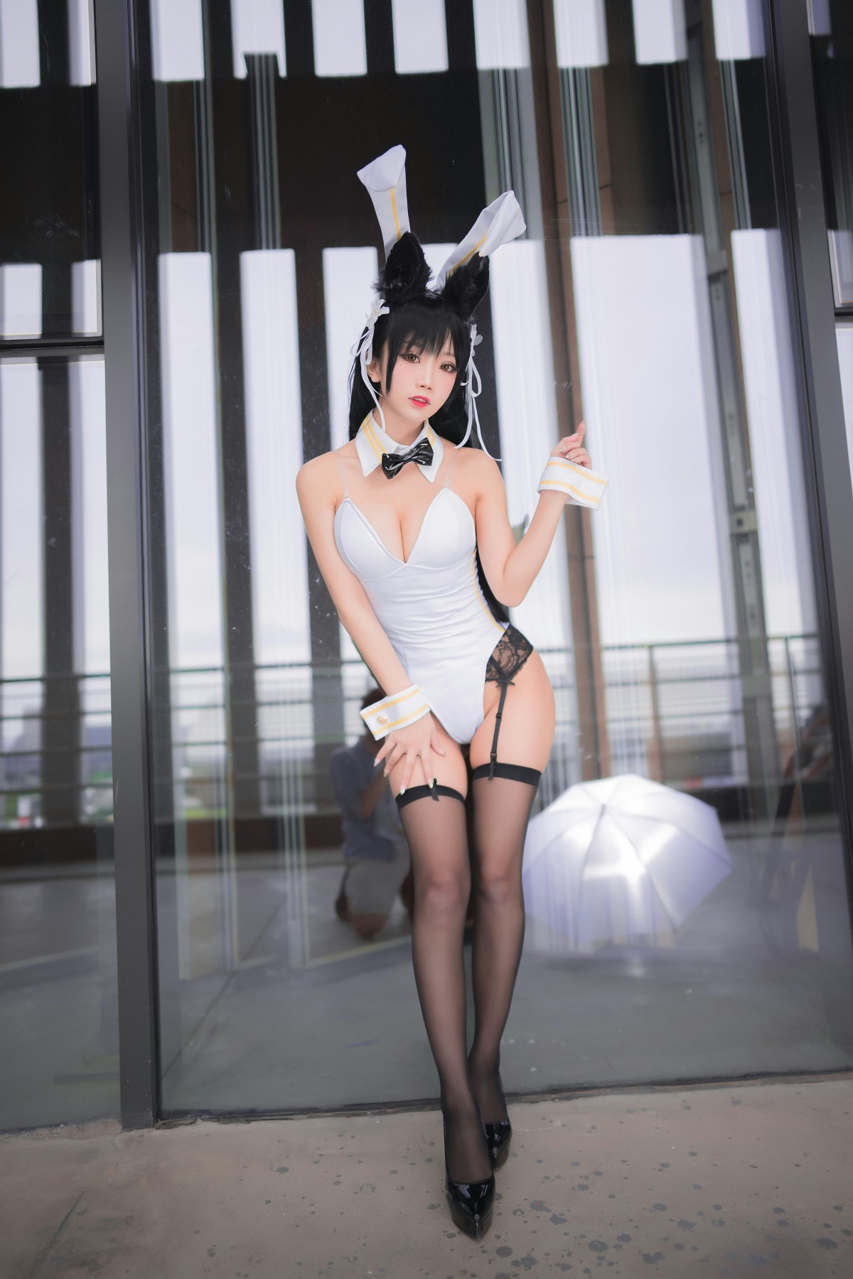 图片[16]-[Cosplay]鬼畜瑶在不在 – 黑丝兔女郎 – COSPLAY-瞬颜部落
