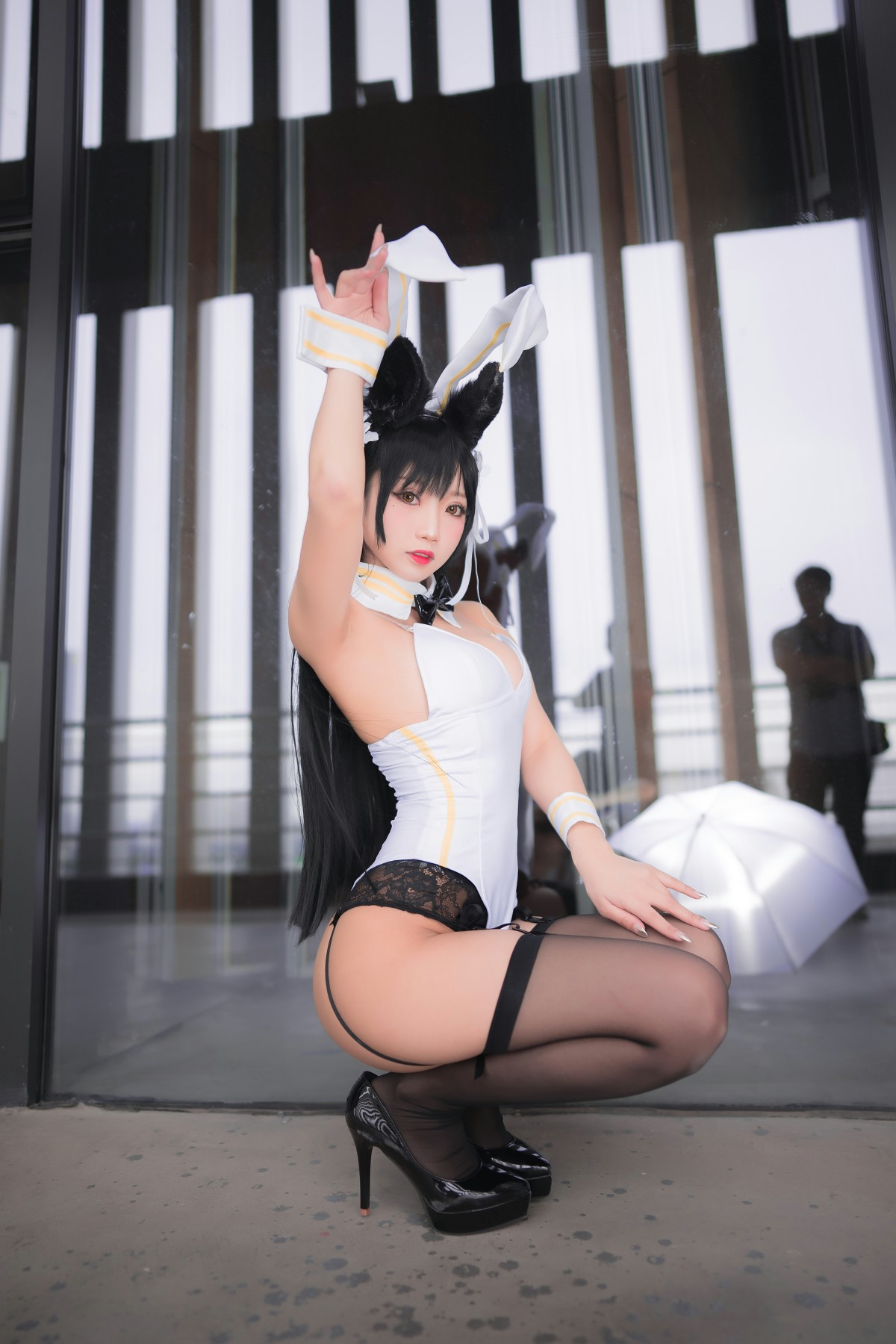 图片[14]-[Cosplay]鬼畜瑶在不在 – 黑丝兔女郎 – COSPLAY-瞬颜部落