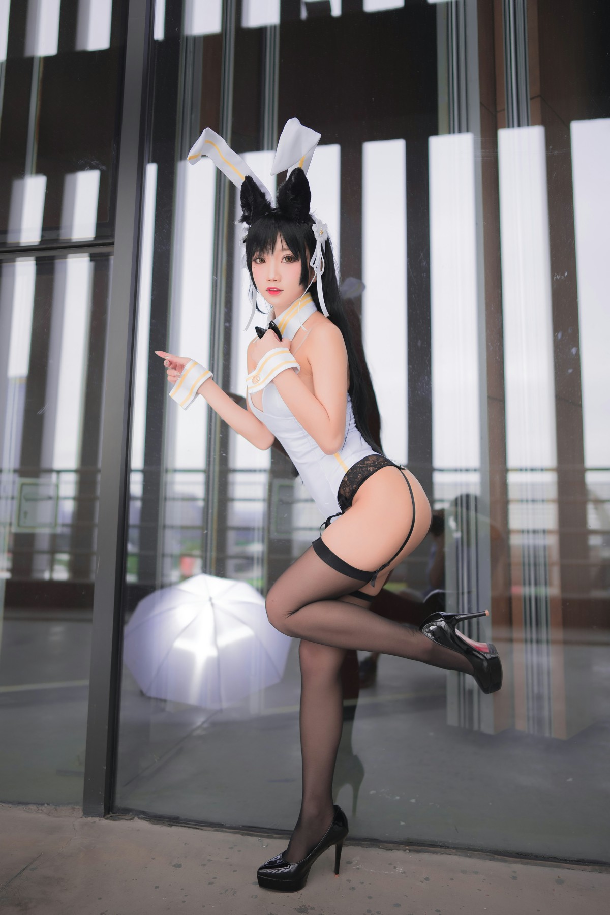 图片[19]-[Cosplay]鬼畜瑶在不在 – 黑丝兔女郎 – COSPLAY-瞬颜部落