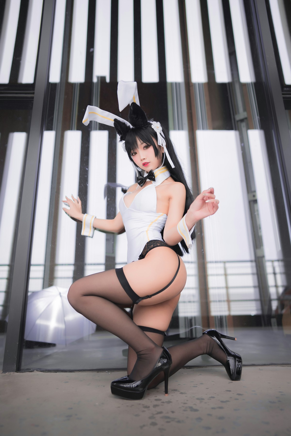 图片[22]-[Cosplay]鬼畜瑶在不在 – 黑丝兔女郎 – COSPLAY-瞬颜部落