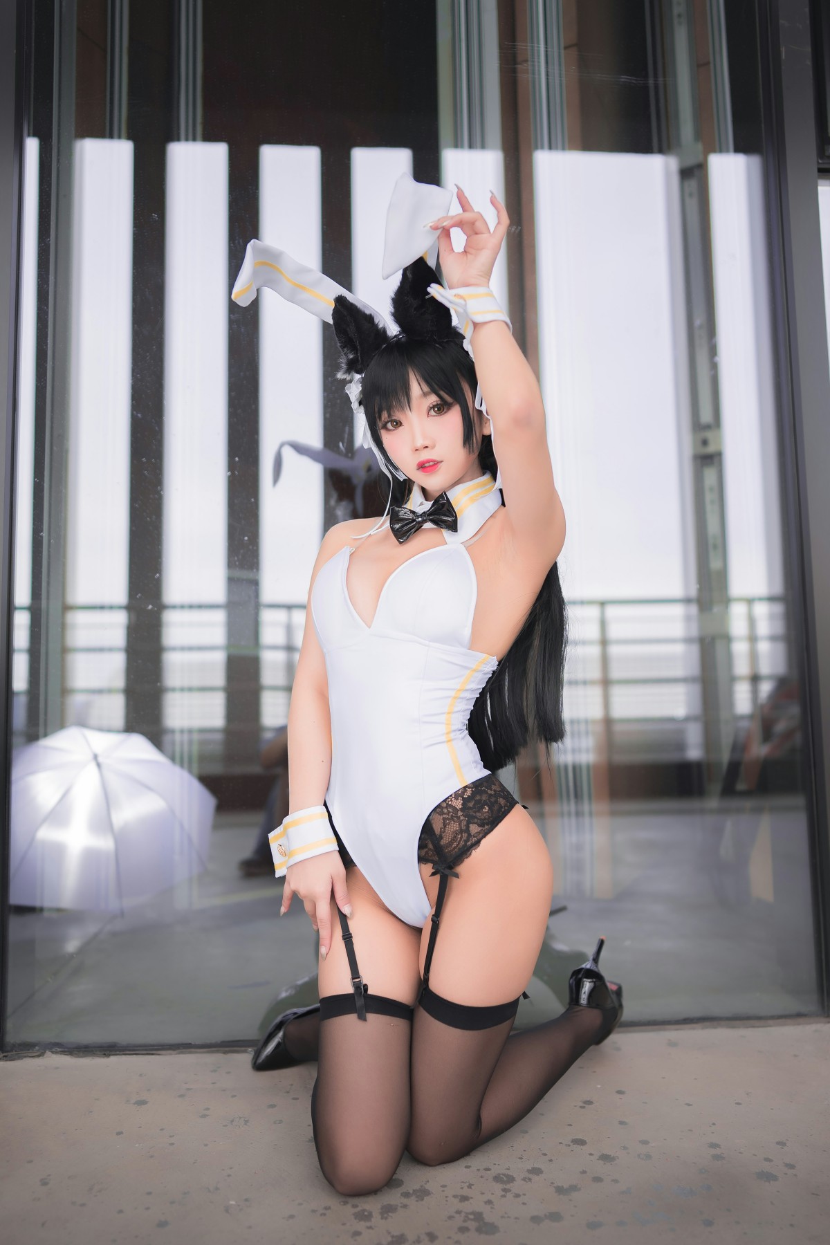 图片[18]-[Cosplay]鬼畜瑶在不在 – 黑丝兔女郎 – COSPLAY-瞬颜部落