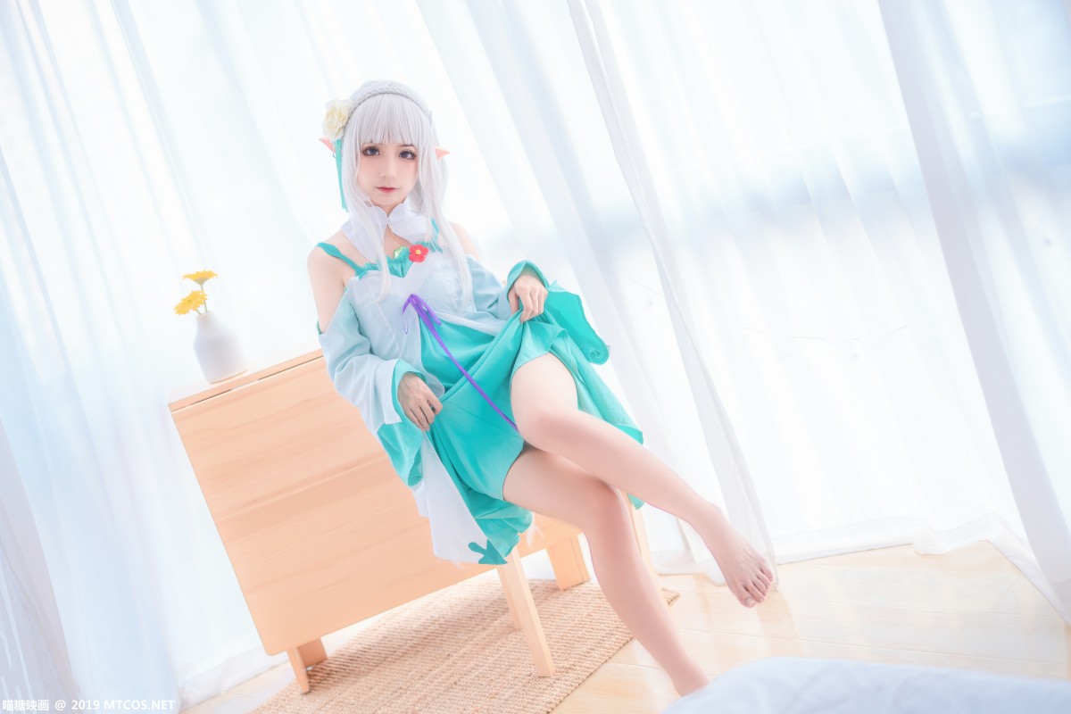 图片[34]-[喵糖映画]VOL.020 COS白发魔女 – COSPLAY-瞬颜部落