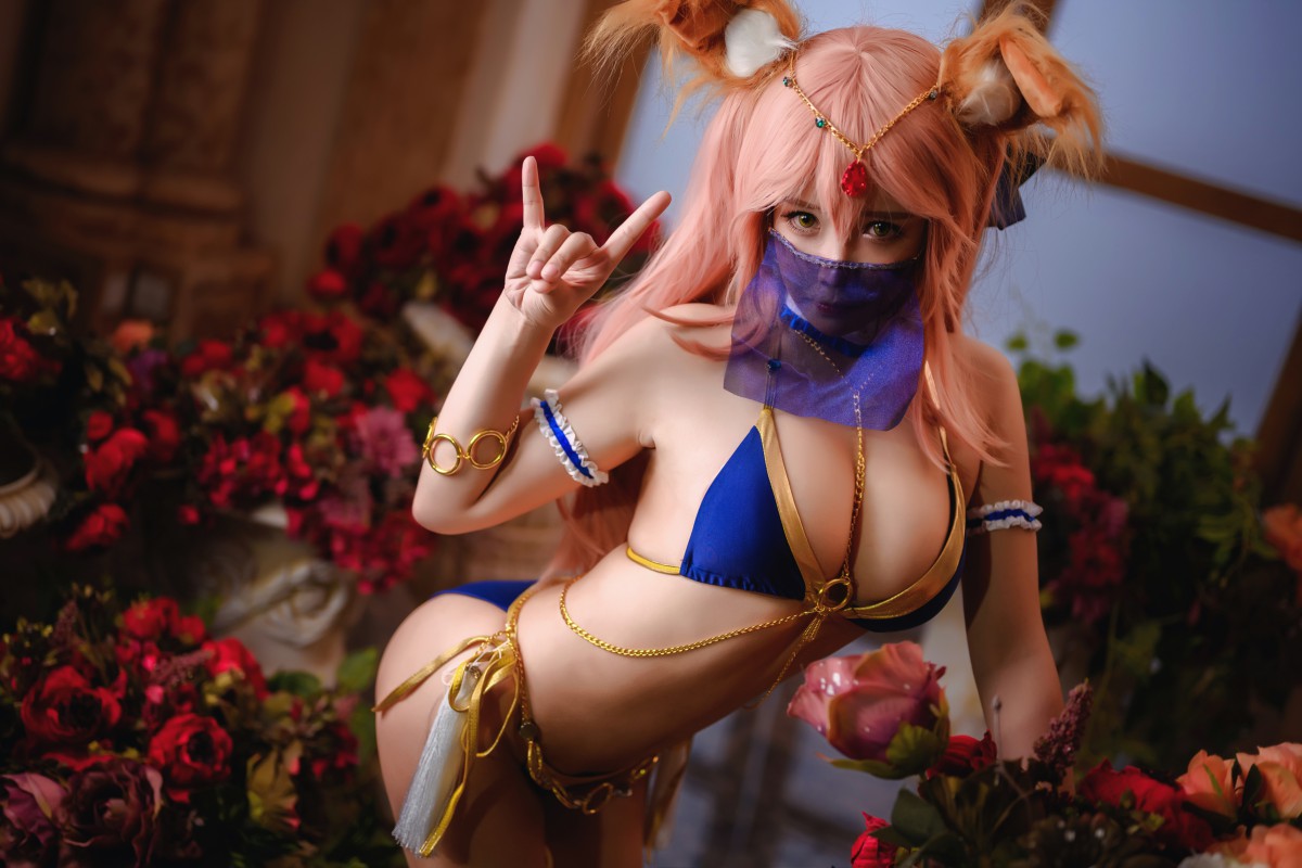 [Cosplay]抱走莫子 – 玉藻の前 – COSPLAY-瞬颜部落