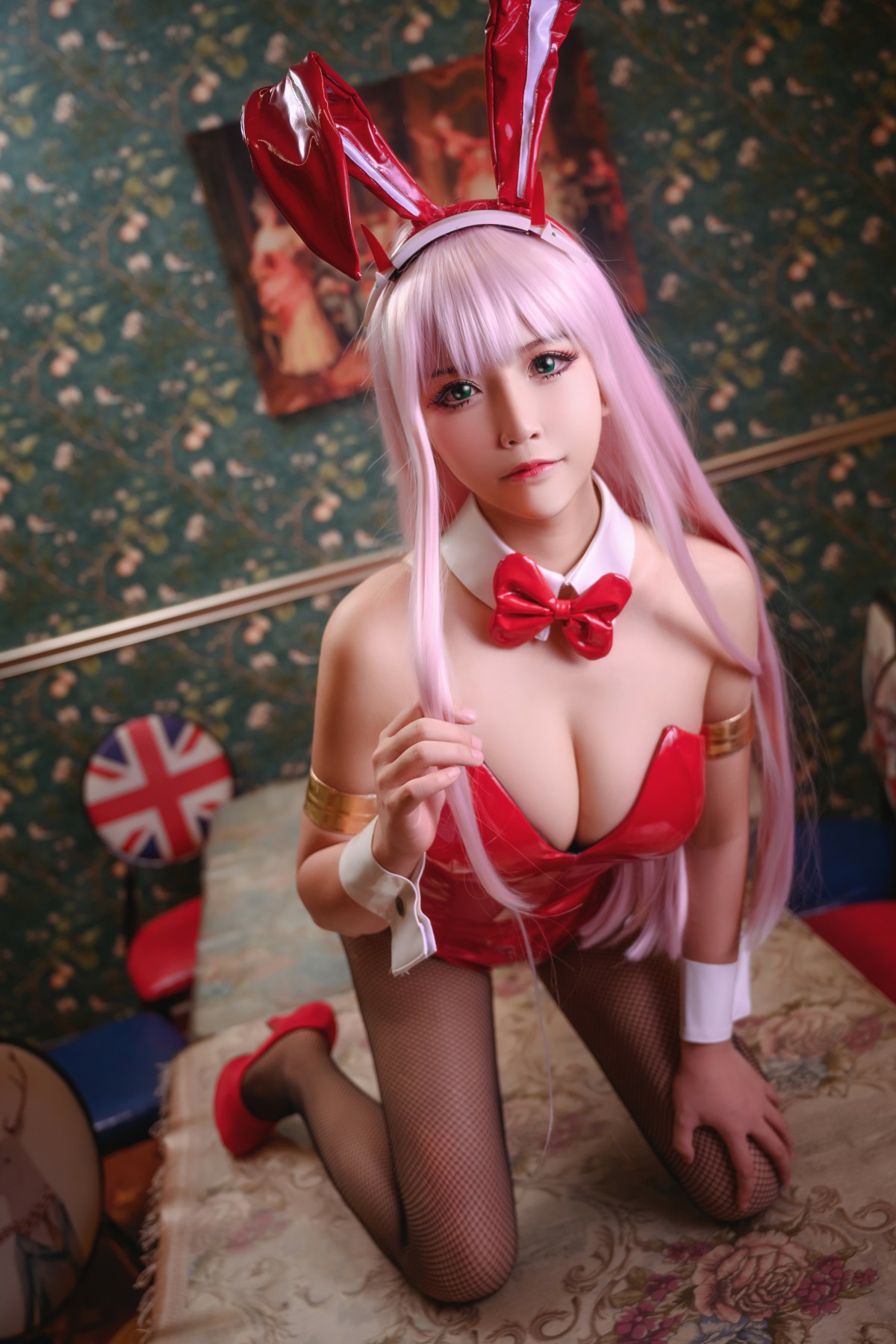 [Cosplay]抱走莫子 – 02 网袜兔女郎 – COSPLAY-瞬颜部落