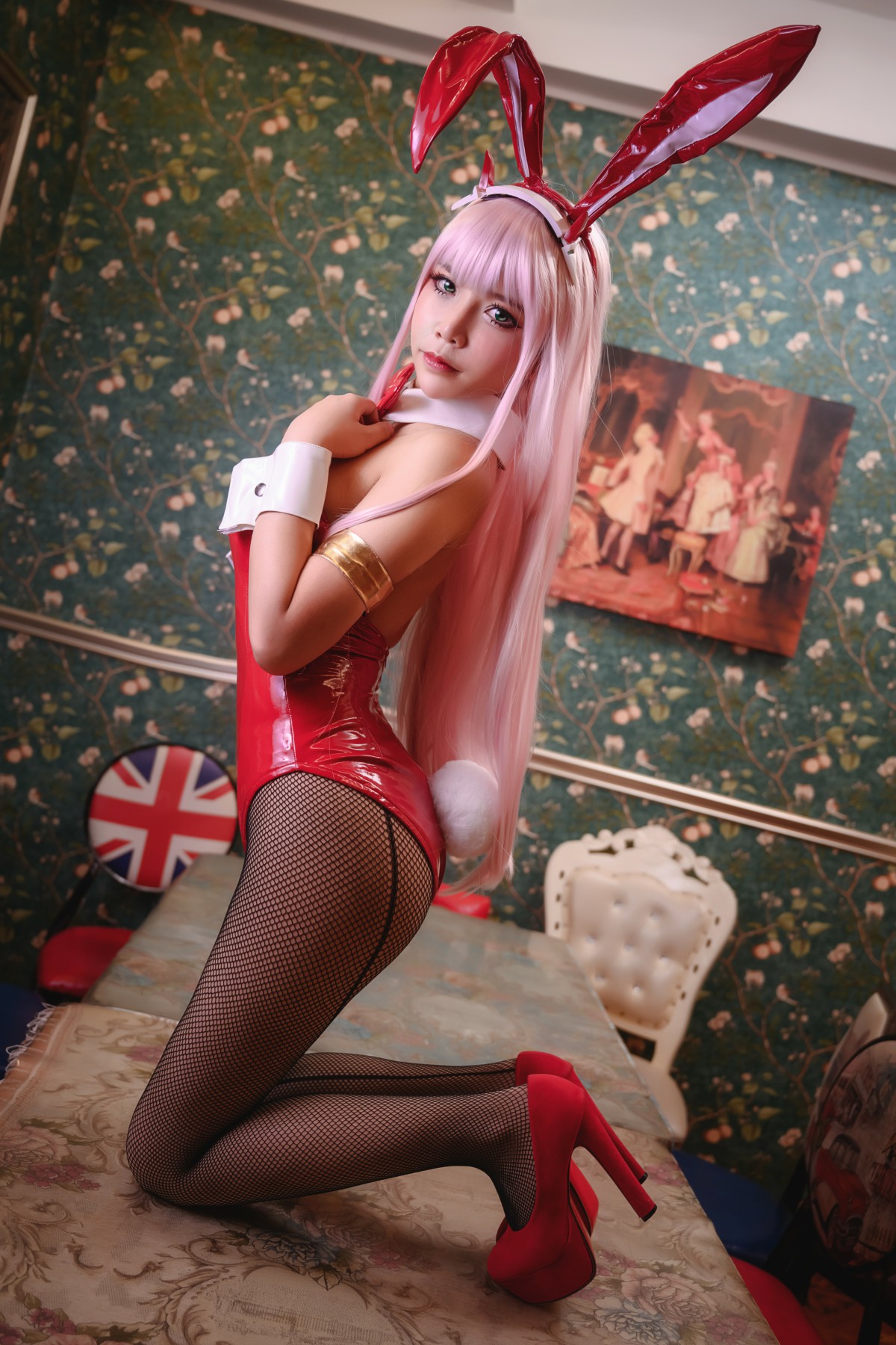 图片[32]-[Cosplay]抱走莫子 – 02 网袜兔女郎 – COSPLAY-瞬颜部落