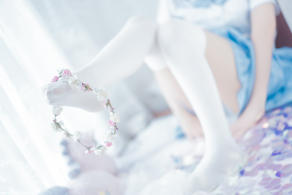 图片[32]-[喵糖映画]VOL.019 蓝白梦幻少女 – COSPLAY-瞬颜部落
