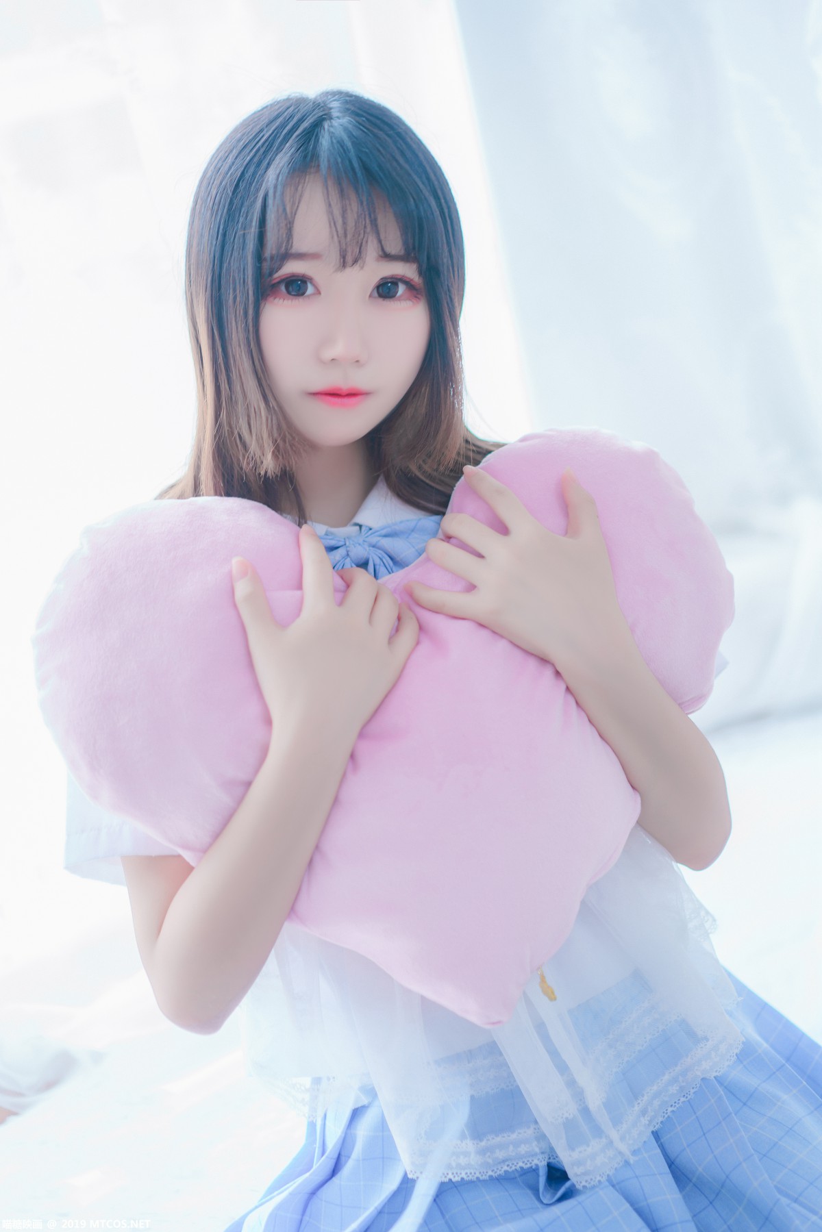 图片[31]-[喵糖映画]VOL.019 蓝白梦幻少女 – COSPLAY-瞬颜部落