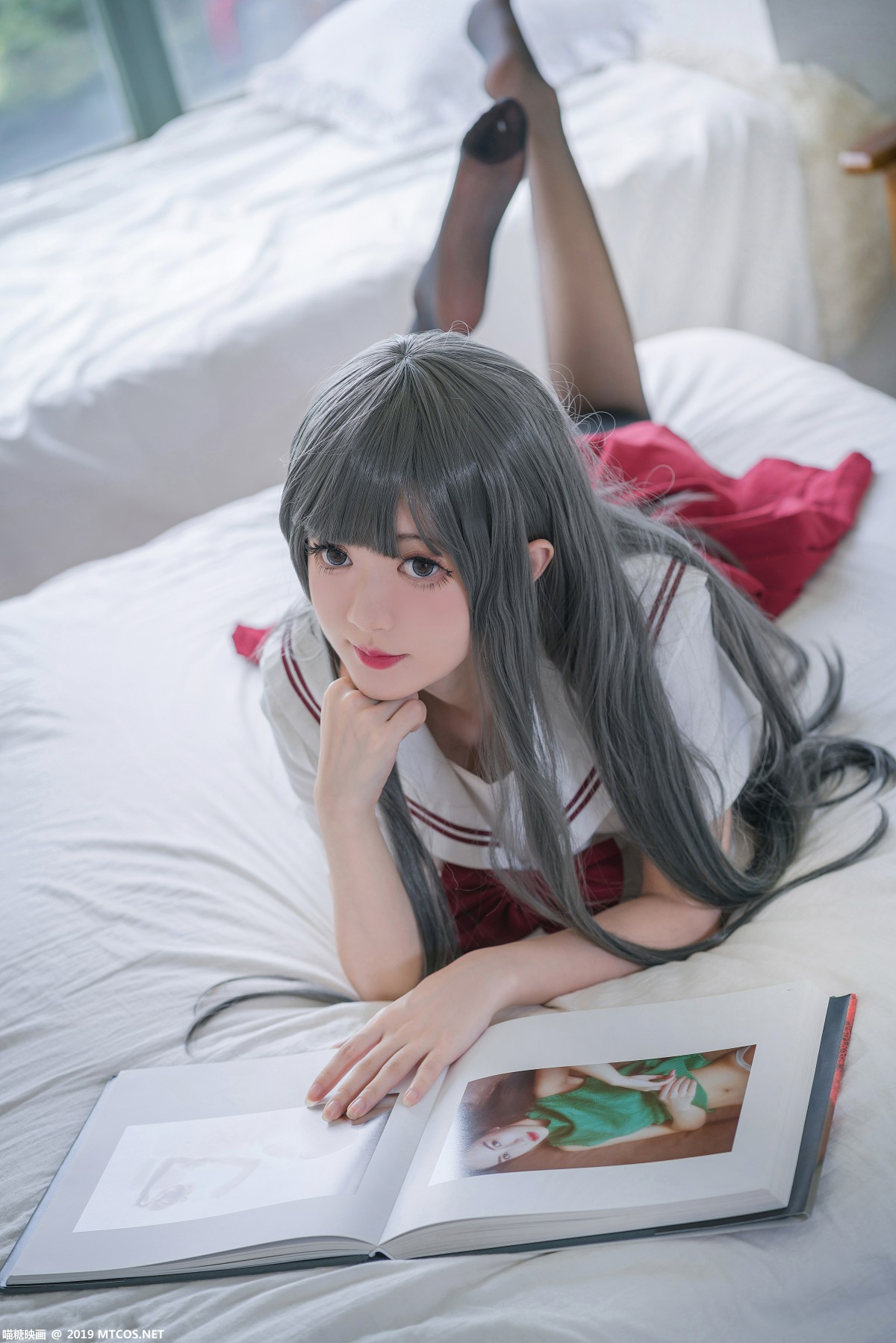 图片[2]-[喵糖映画]VOL.017 白发魔女 – COSPLAY-瞬颜部落