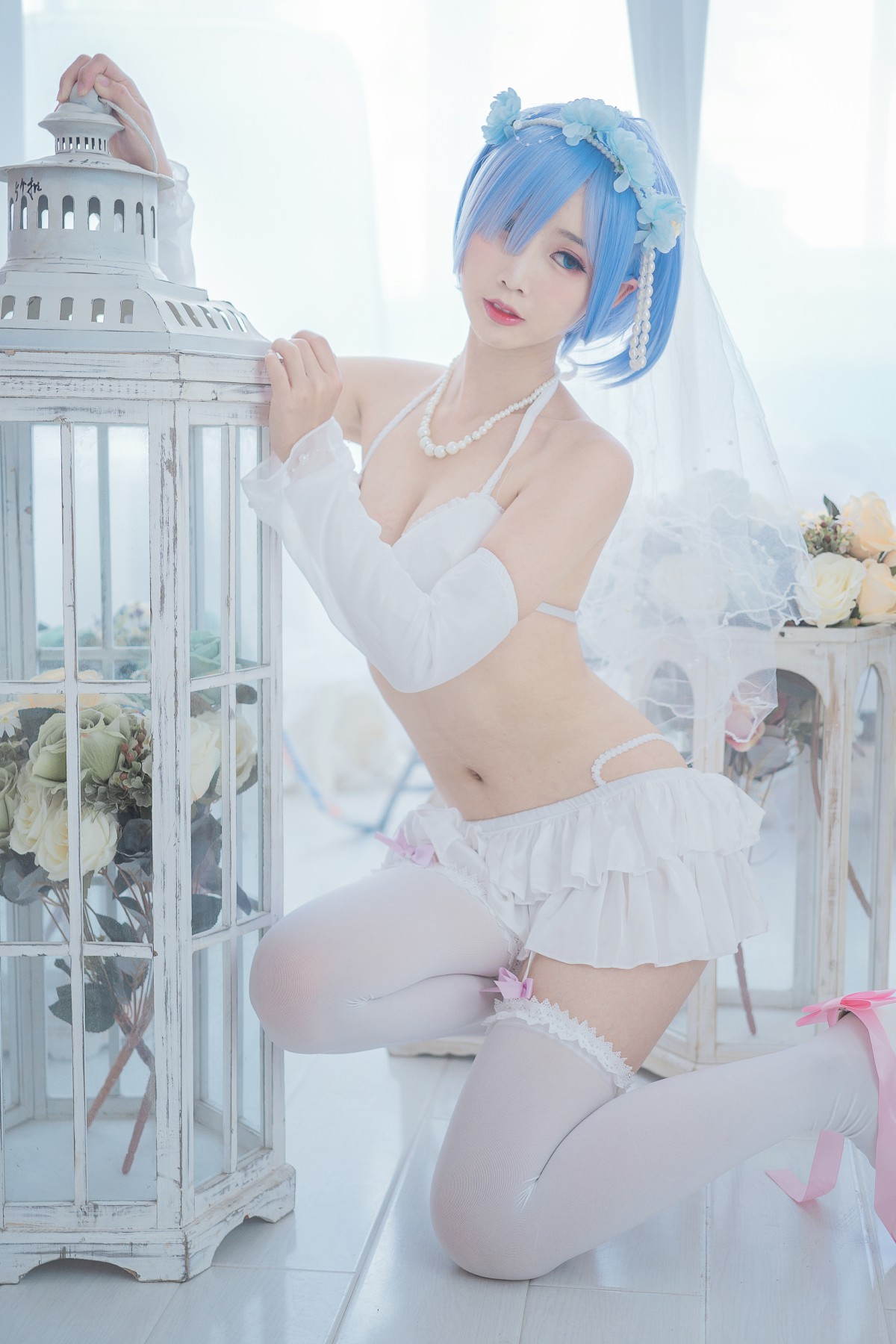 图片[6]-[Cosplay]面饼仙儿 – 花嫁蕾姆 – COSPLAY-瞬颜部落