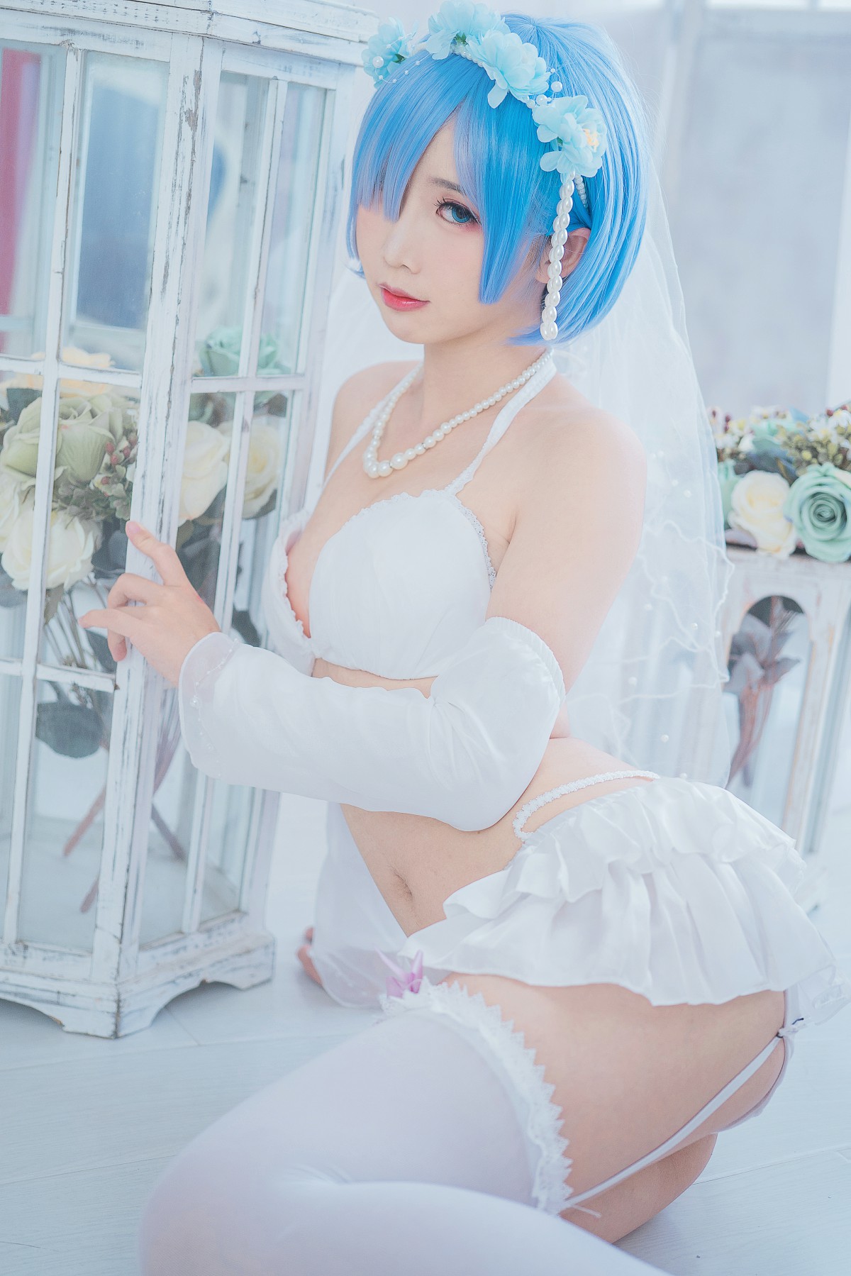 图片[8]-[Cosplay]面饼仙儿 – 花嫁蕾姆 – COSPLAY-瞬颜部落