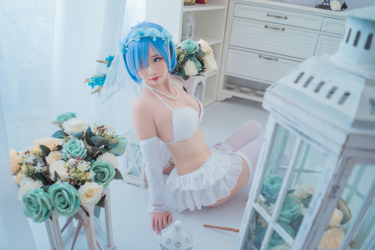 图片[10]-[Cosplay]面饼仙儿 – 花嫁蕾姆 – COSPLAY-瞬颜部落