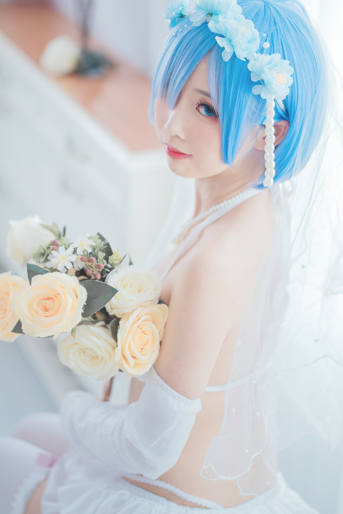 图片[11]-[Cosplay]面饼仙儿 – 花嫁蕾姆 – COSPLAY-瞬颜部落