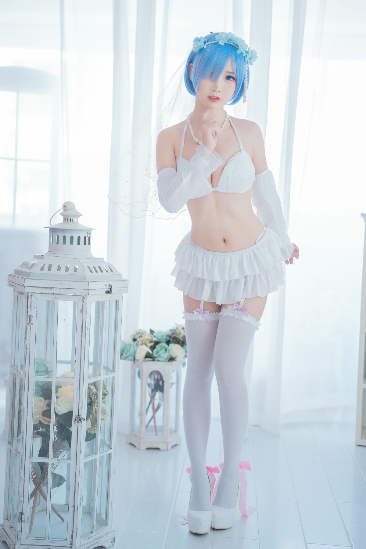 图片[16]-[Cosplay]面饼仙儿 – 花嫁蕾姆 – COSPLAY-瞬颜部落