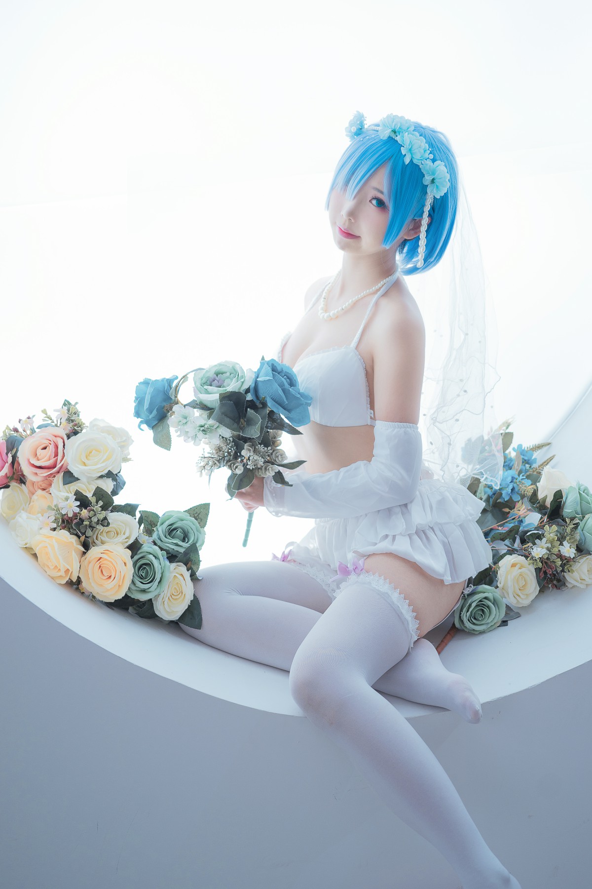 图片[17]-[Cosplay]面饼仙儿 – 花嫁蕾姆 – COSPLAY-瞬颜部落