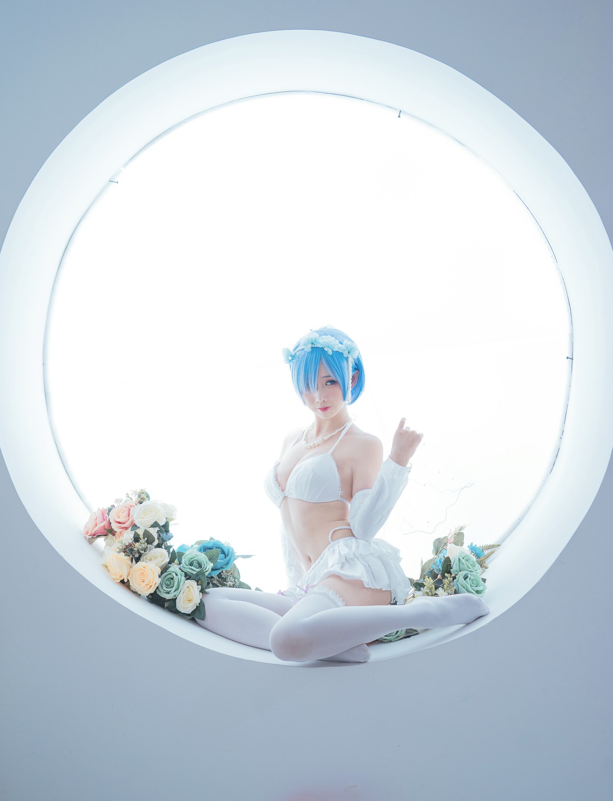 图片[18]-[Cosplay]面饼仙儿 – 花嫁蕾姆 – COSPLAY-瞬颜部落
