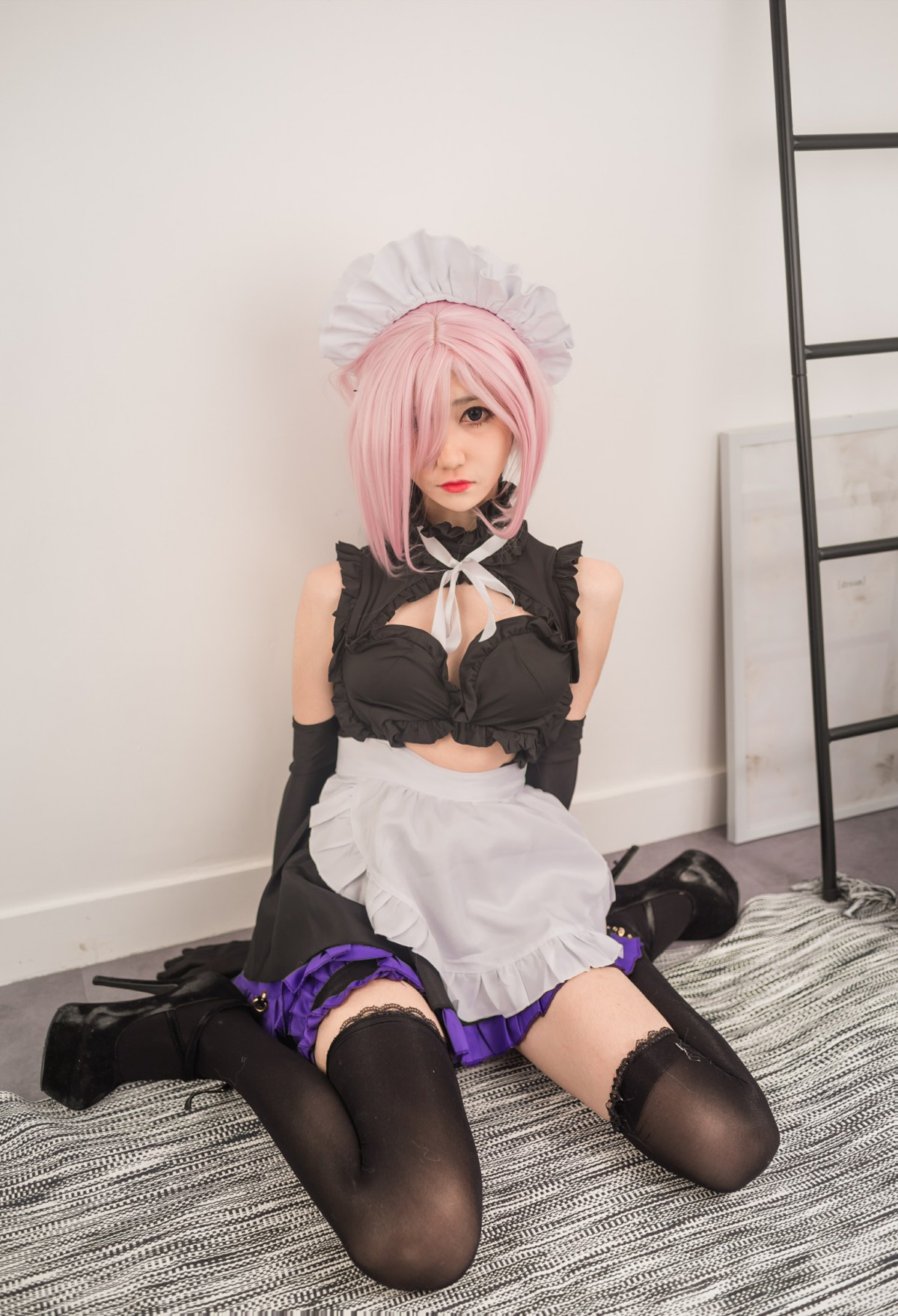 图片[13]-[Cosplay]南桃Momoko – 玛修女仆 – COSPLAY-瞬颜部落