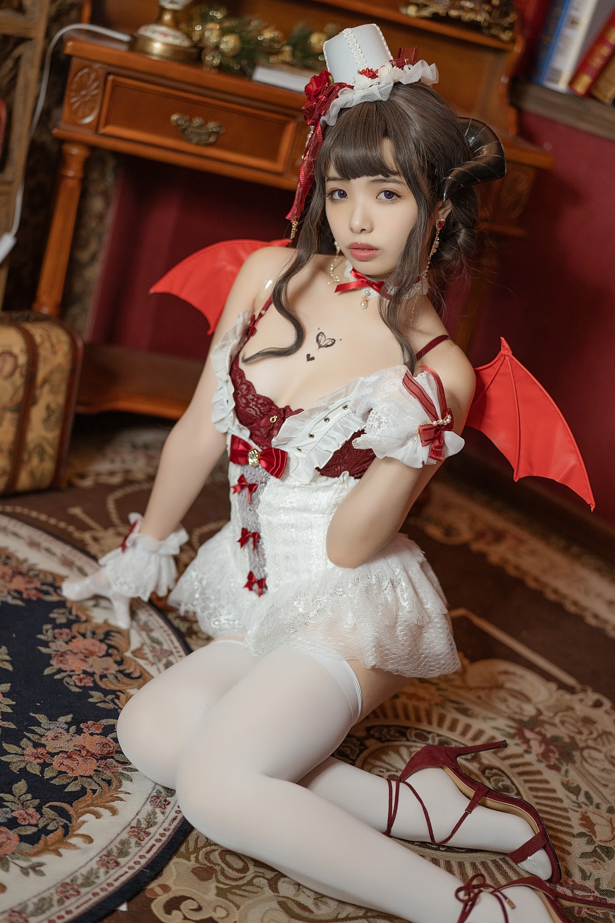 图片[24]-[Cosplay]雯妹不讲道理 – 魅魔 Elegant d – COSPLAY-瞬颜部落