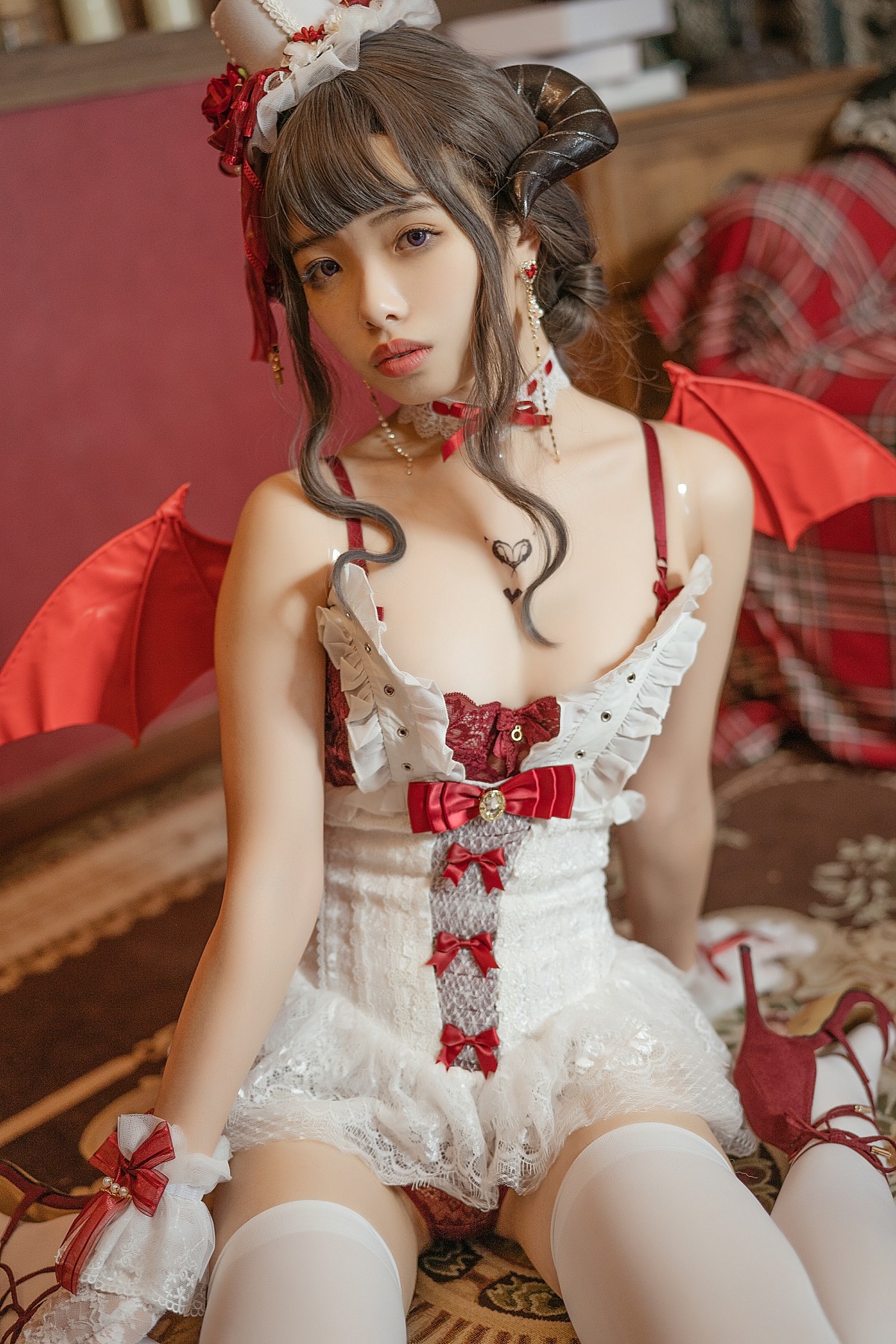 图片[22]-[Cosplay]雯妹不讲道理 – 魅魔 Elegant d – COSPLAY-瞬颜部落