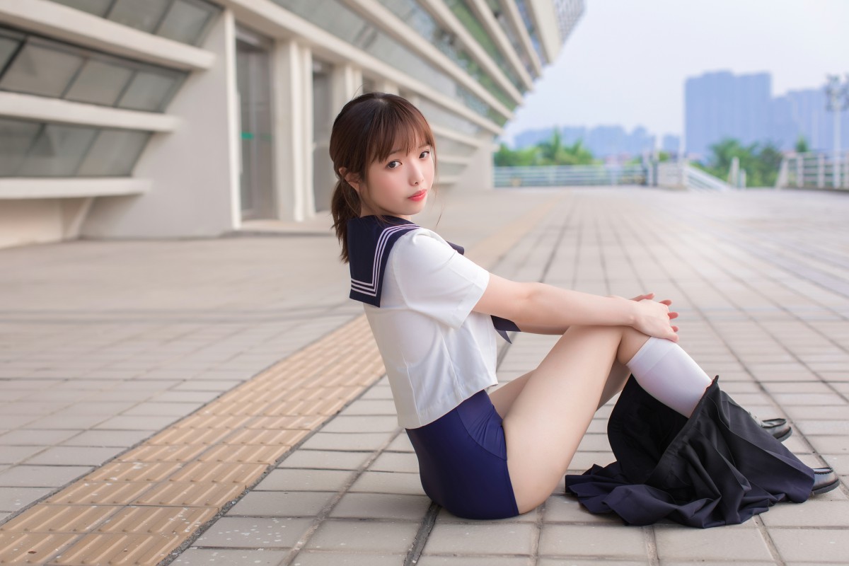 图片[17]-[Cosplay]雯妹不讲道理 – JK 白丝 死库水 – COSPLAY-瞬颜部落