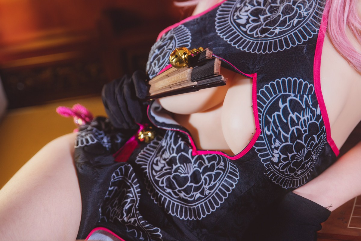 图片[4]-[Cosplay]南桃Momoko – 玉藻前旗袍 – COSPLAY-瞬颜部落