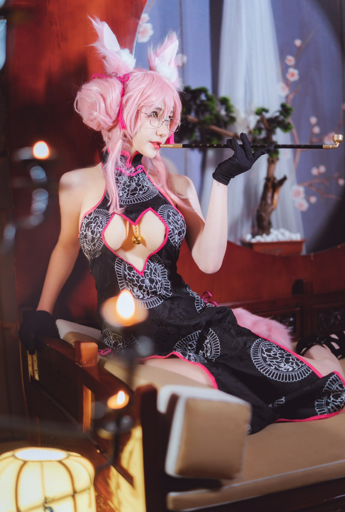 图片[9]-[Cosplay]南桃Momoko – 玉藻前旗袍 – COSPLAY-瞬颜部落