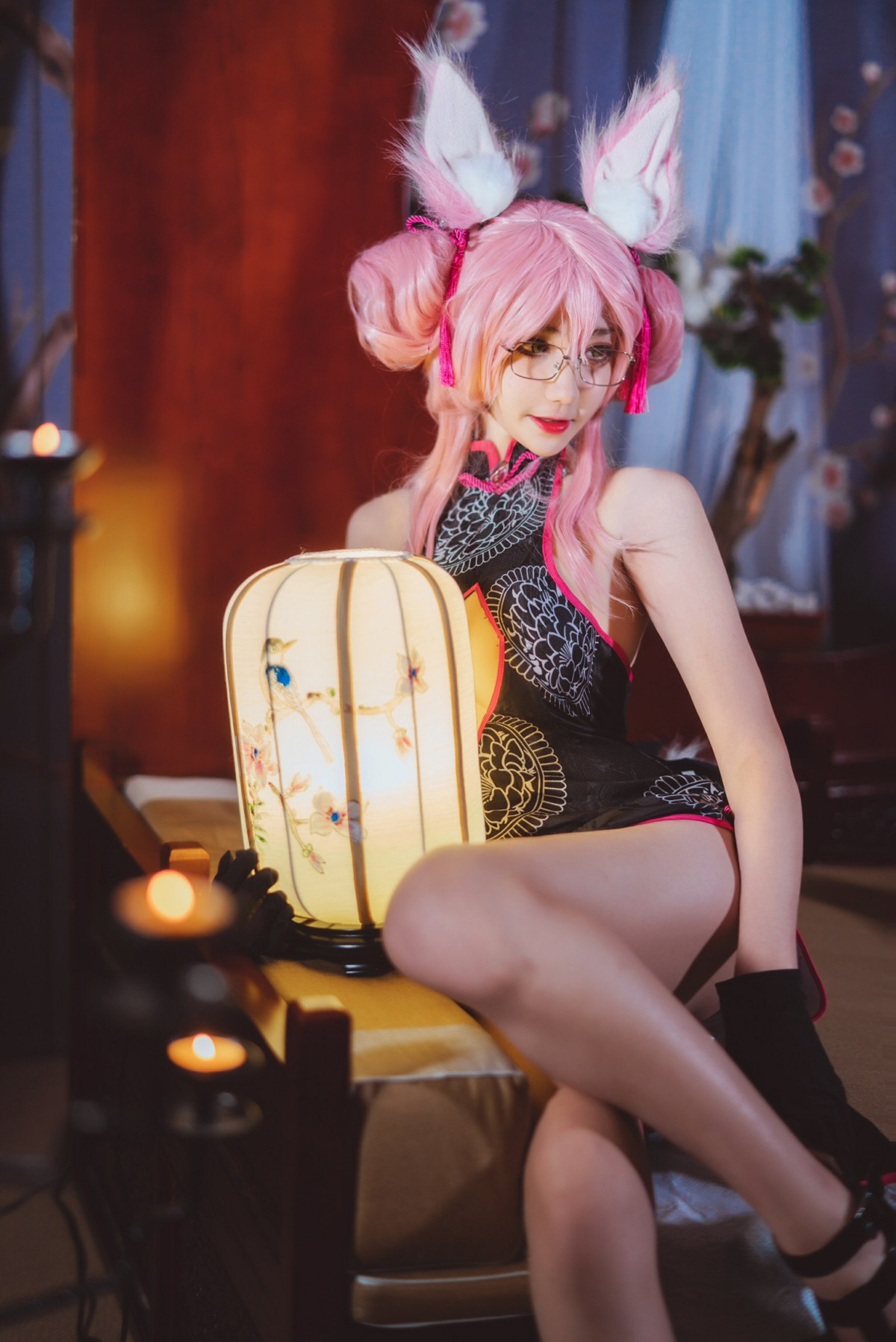 图片[15]-[Cosplay]南桃Momoko – 玉藻前旗袍 – COSPLAY-瞬颜部落