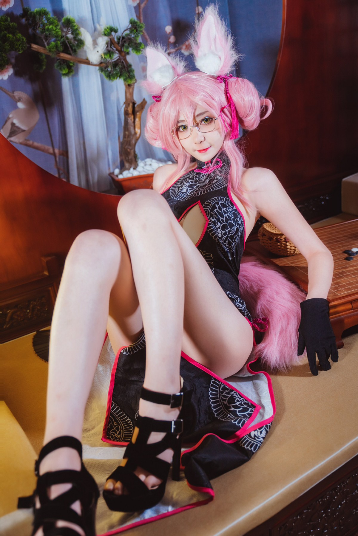 图片[14]-[Cosplay]南桃Momoko – 玉藻前旗袍 – COSPLAY-瞬颜部落