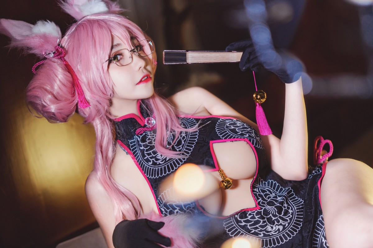 图片[16]-[Cosplay]南桃Momoko – 玉藻前旗袍 – COSPLAY-瞬颜部落