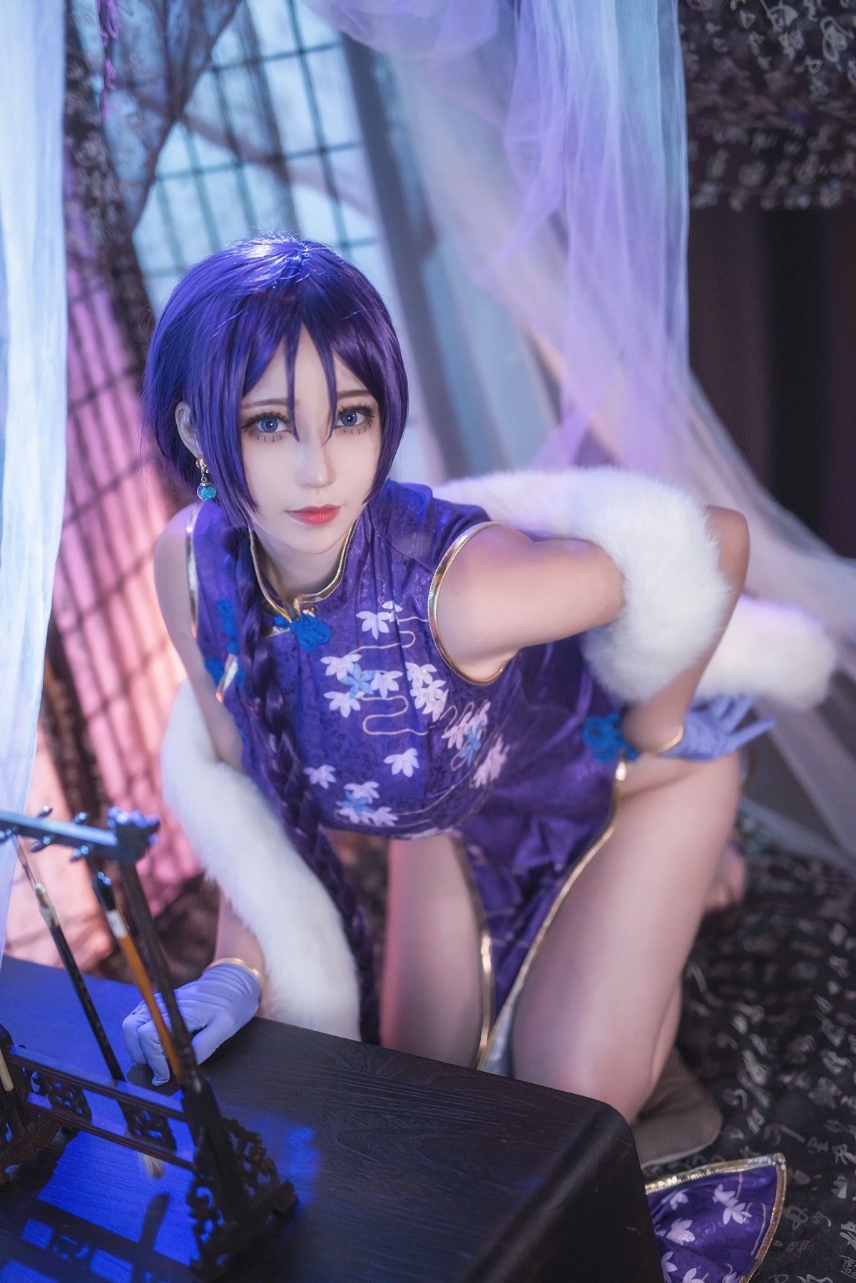 图片[4]-[Cosplay]菌烨tako – FGO奶光旗袍 – COSPLAY-瞬颜部落