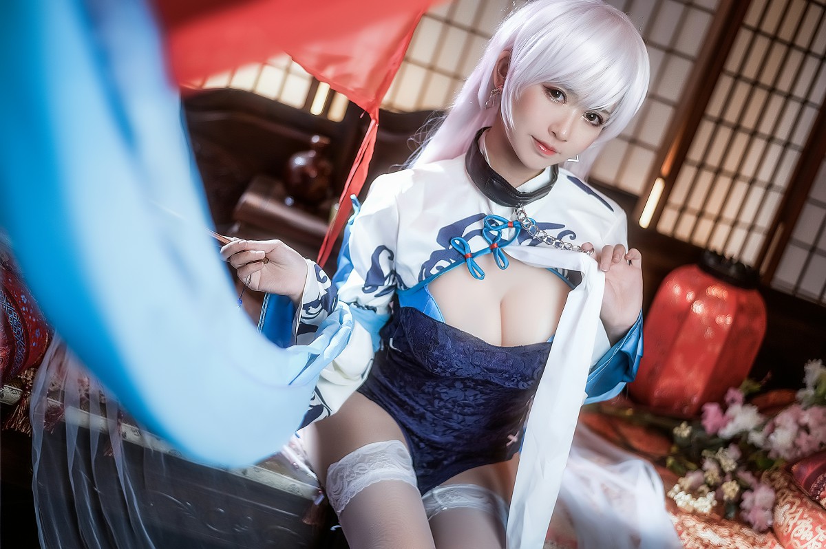 图片[2]-[Cosplay]鳗鱼霏儿 – 碧蓝华裳 贝姐 – COSPLAY-瞬颜部落