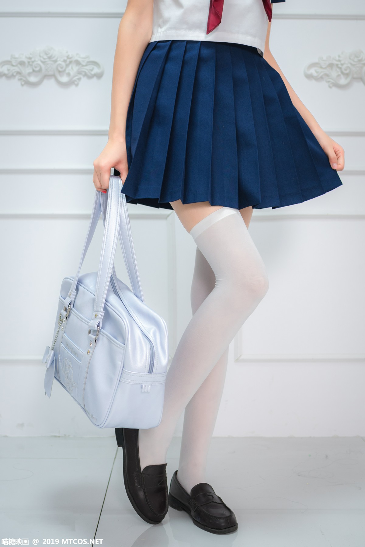 图片[8]-[喵糖映画]VOL.012 蓝白水手服 – COSPLAY-瞬颜部落