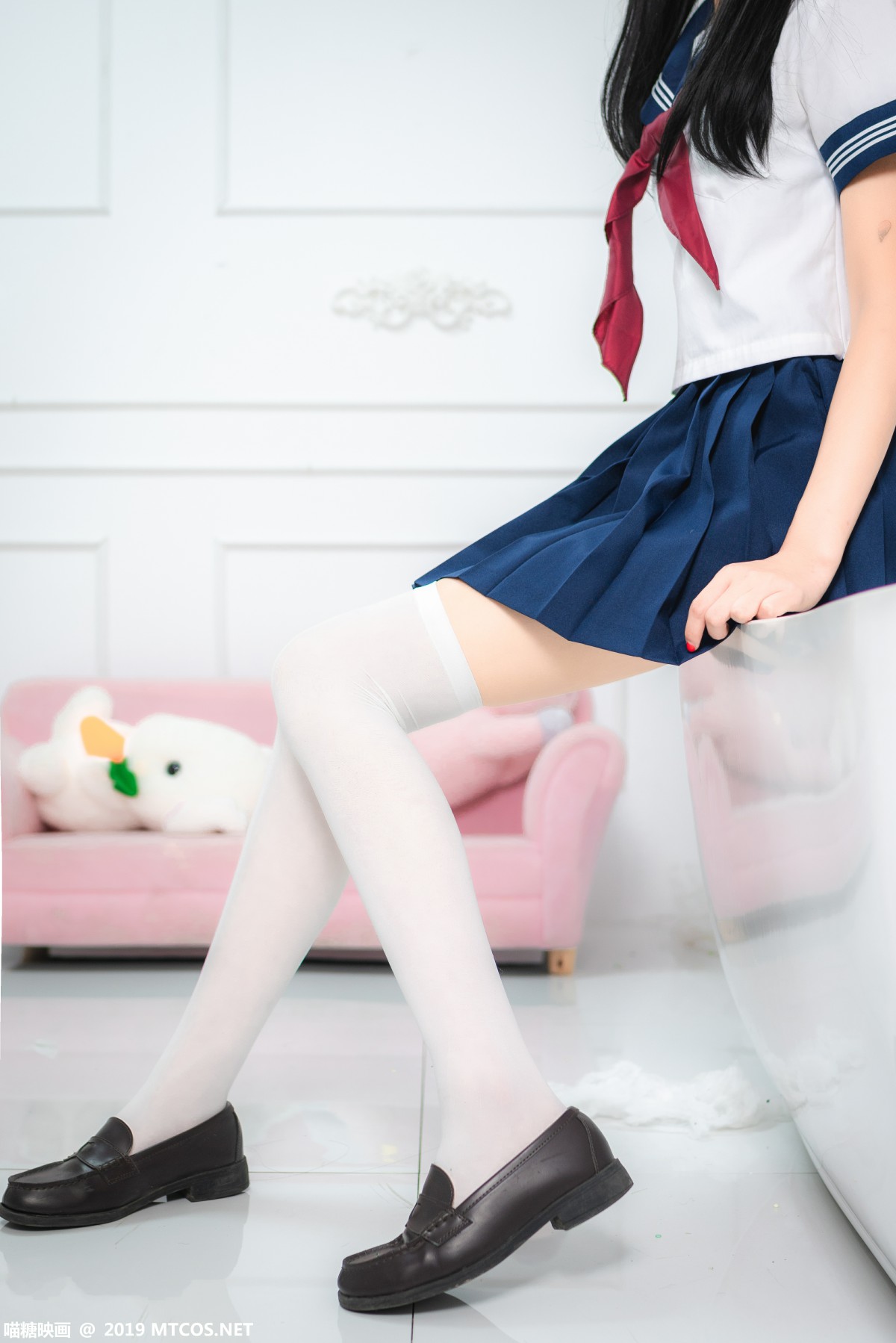 图片[14]-[喵糖映画]VOL.012 蓝白水手服 – COSPLAY-瞬颜部落