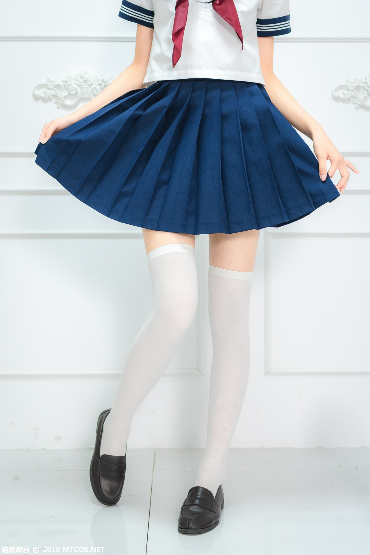 图片[22]-[喵糖映画]VOL.012 蓝白水手服 – COSPLAY-瞬颜部落