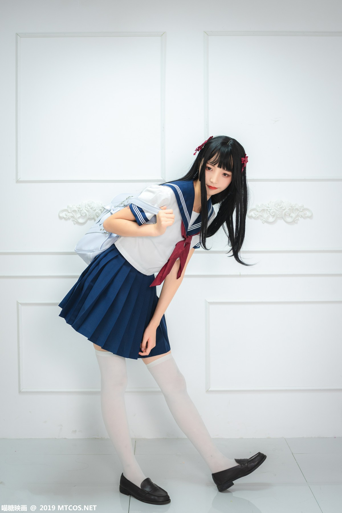 图片[24]-[喵糖映画]VOL.012 蓝白水手服 – COSPLAY-瞬颜部落