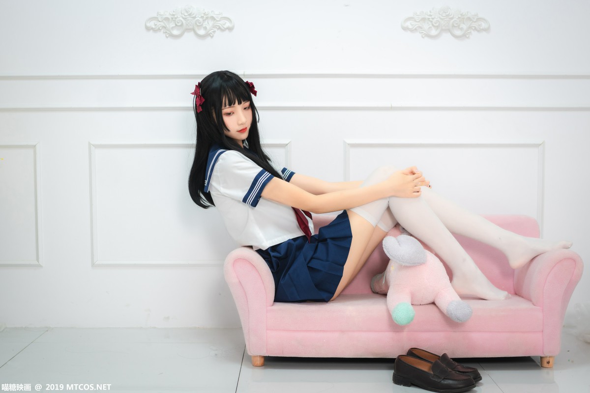 图片[29]-[喵糖映画]VOL.012 蓝白水手服 – COSPLAY-瞬颜部落