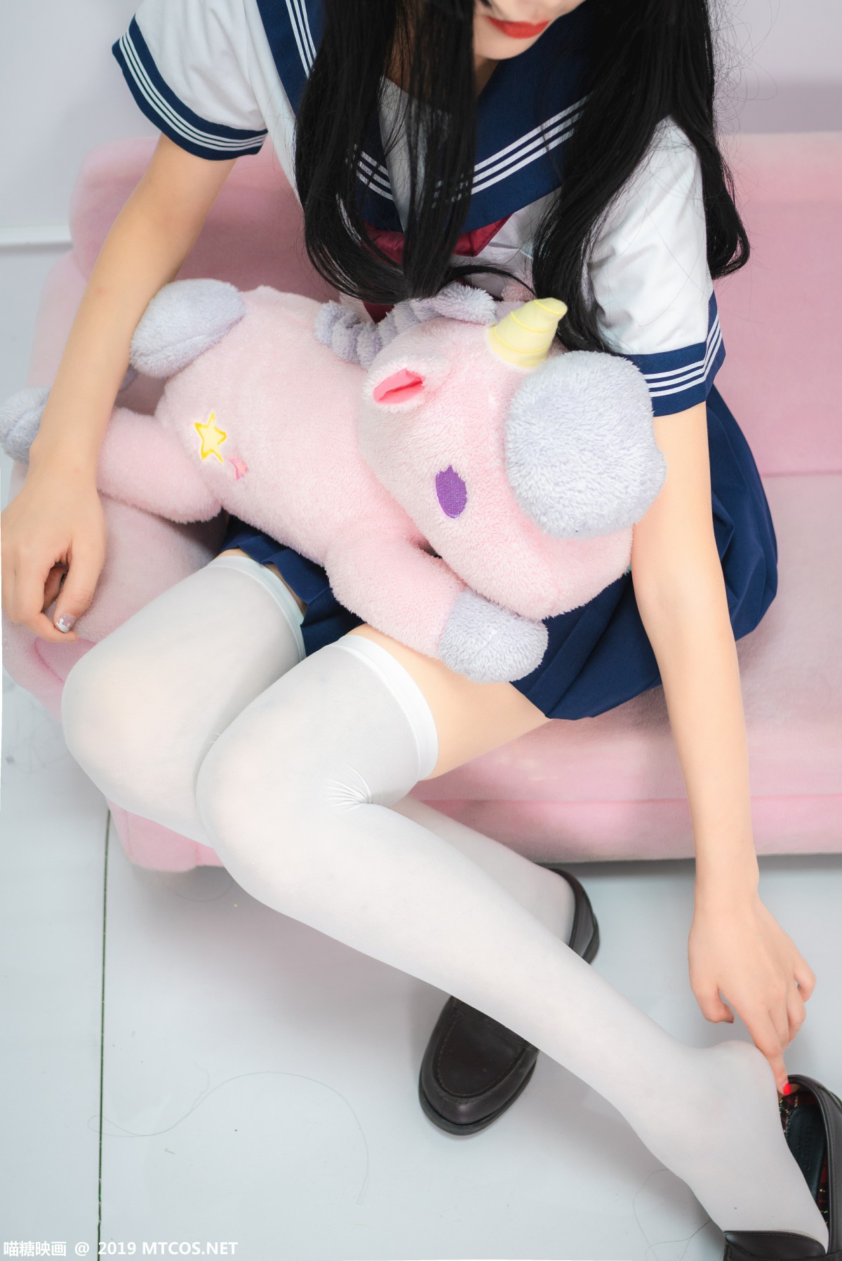 图片[30]-[喵糖映画]VOL.012 蓝白水手服 – COSPLAY-瞬颜部落