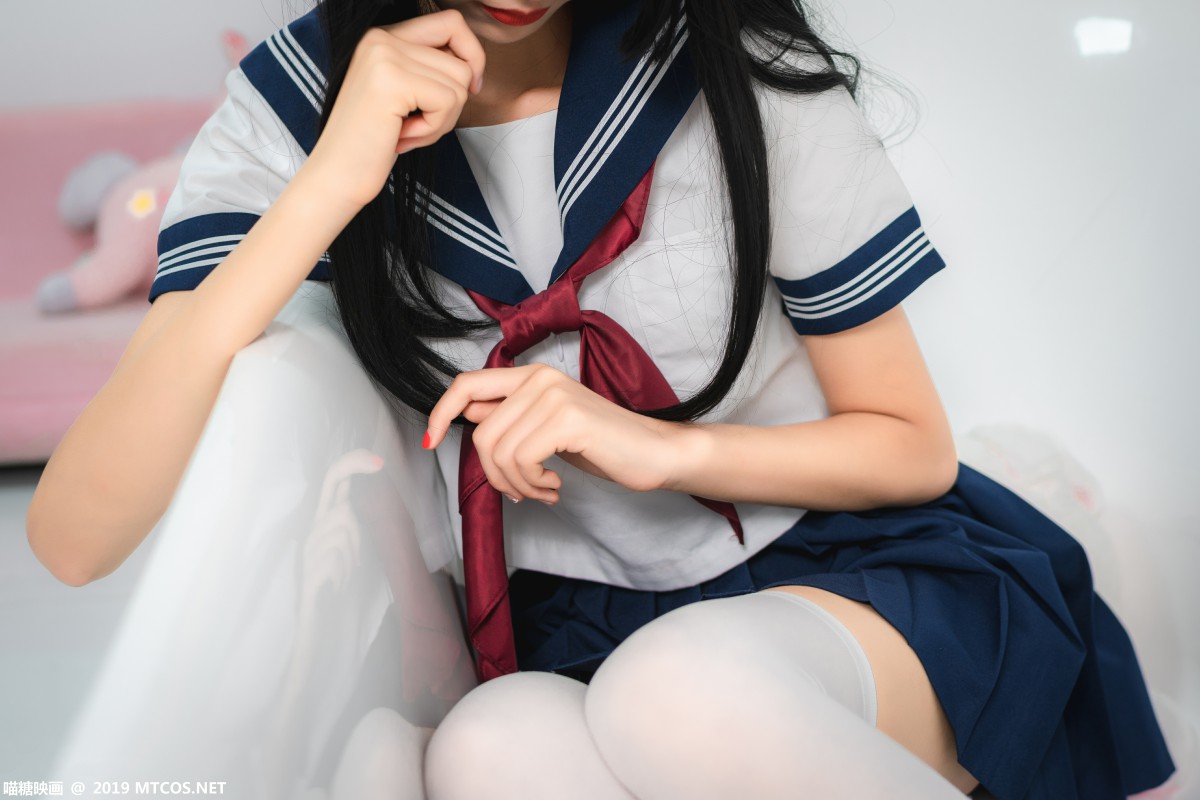 图片[42]-[喵糖映画]VOL.012 蓝白水手服 – COSPLAY-瞬颜部落
