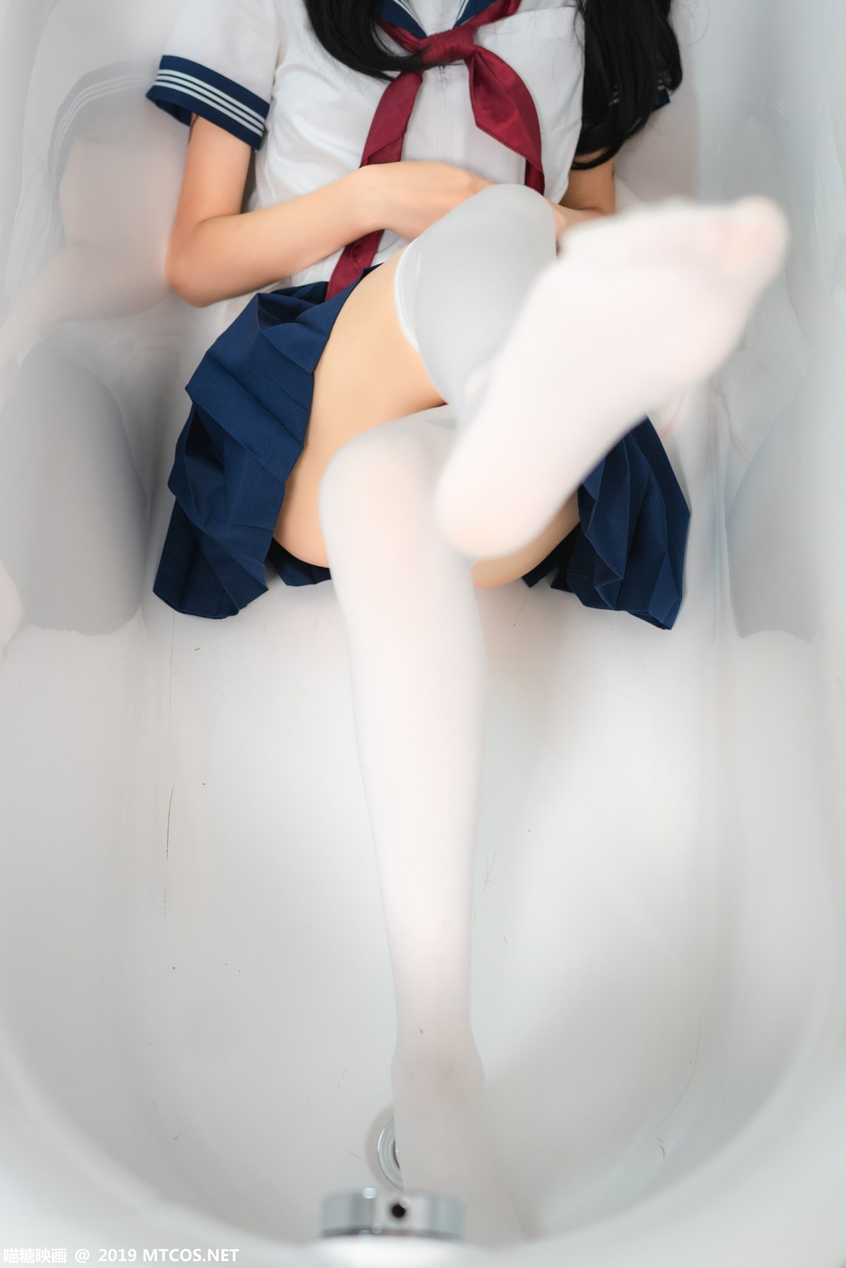 图片[40]-[喵糖映画]VOL.012 蓝白水手服 – COSPLAY-瞬颜部落