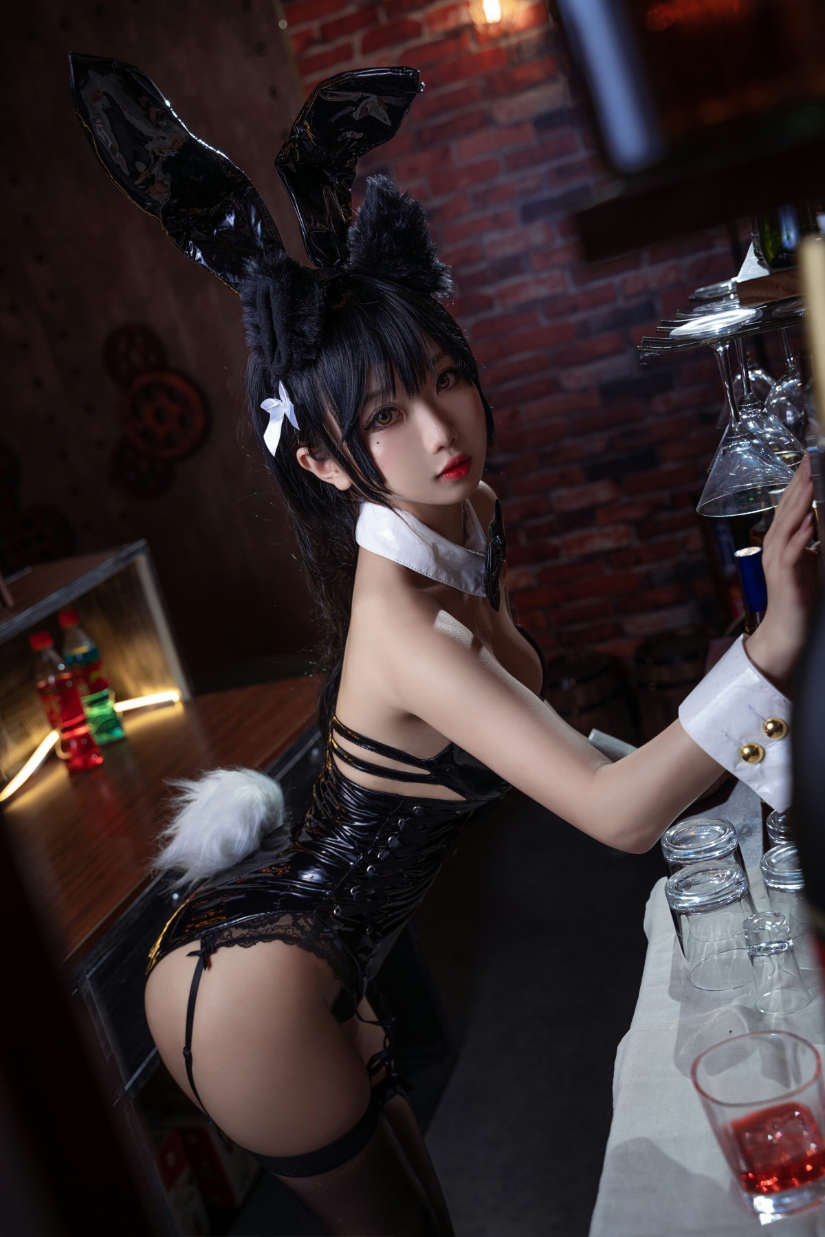 图片[3]-[Cosplay]鬼畜瑶在不在 – 黑色同人兔女郎 – COSPLAY-瞬颜部落