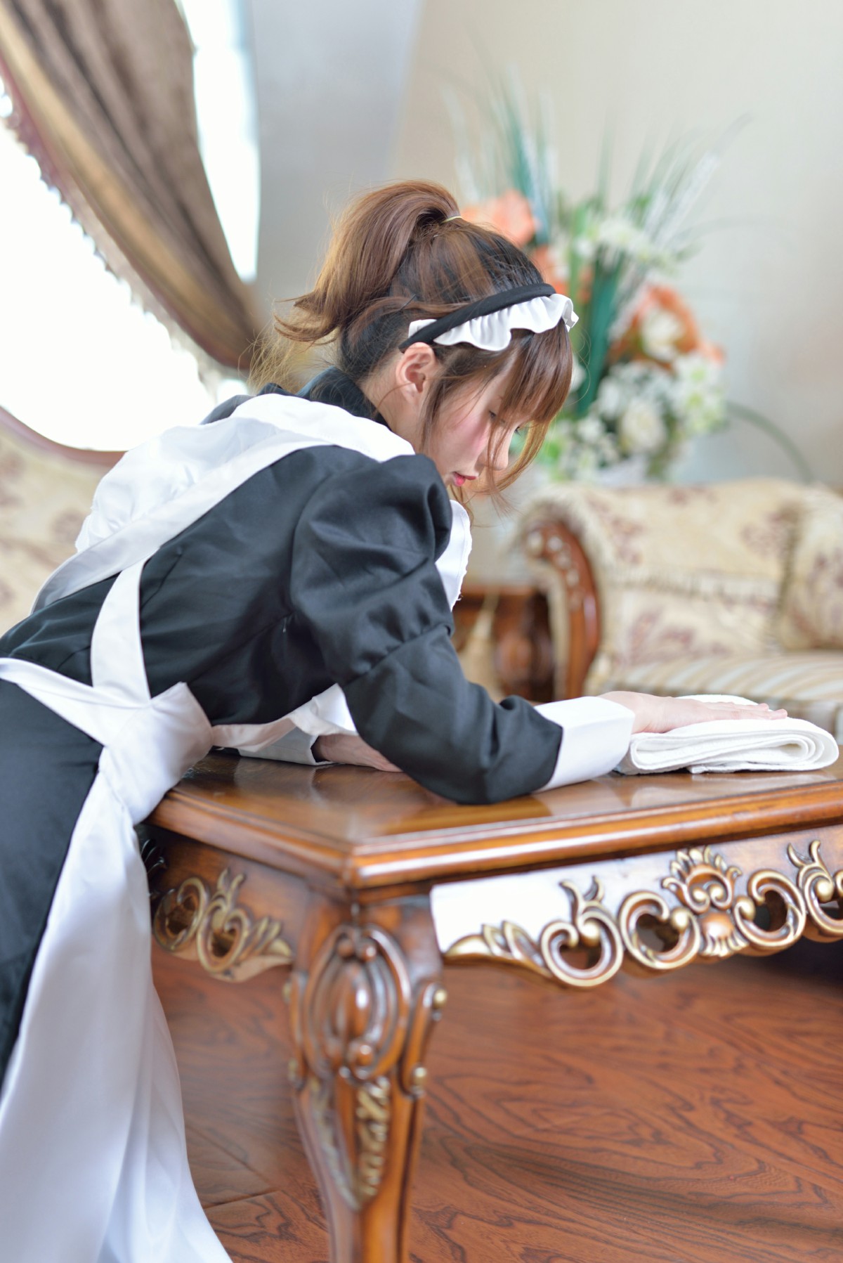 图片[3]-[Cosplay]NAGISA魔物喵 – vol.07 女仆小姐 图套 – COSPLAY-瞬颜部落