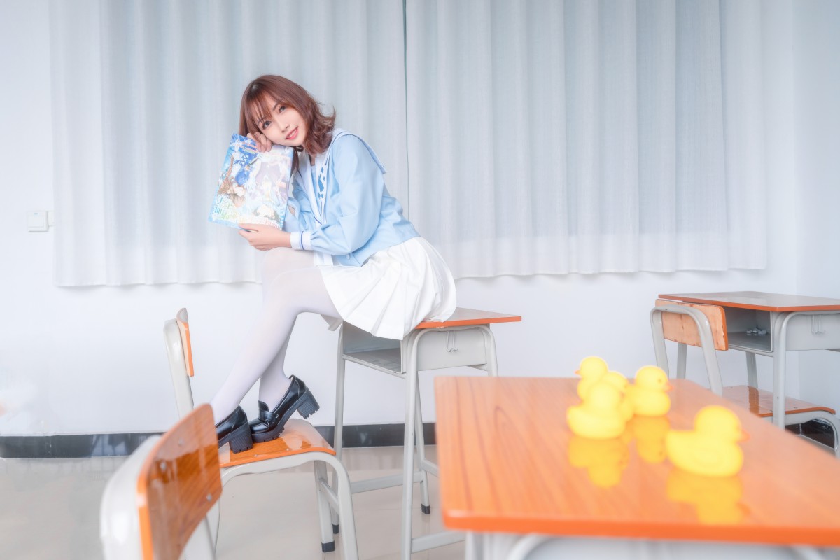 图片[5]-[喵糖映画]VOL.009 小黄鸭与白丝 – COSPLAY-瞬颜部落