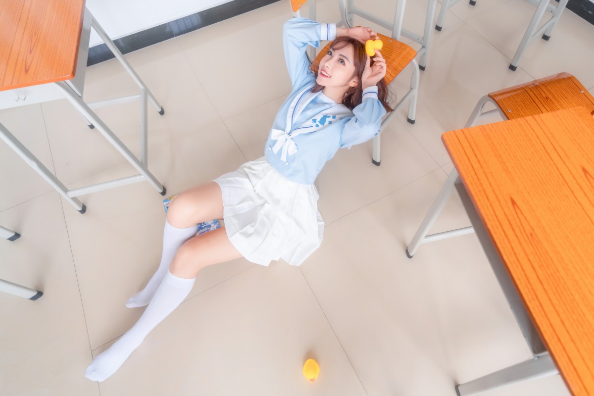 图片[19]-[喵糖映画]VOL.009 小黄鸭与白丝 – COSPLAY-瞬颜部落