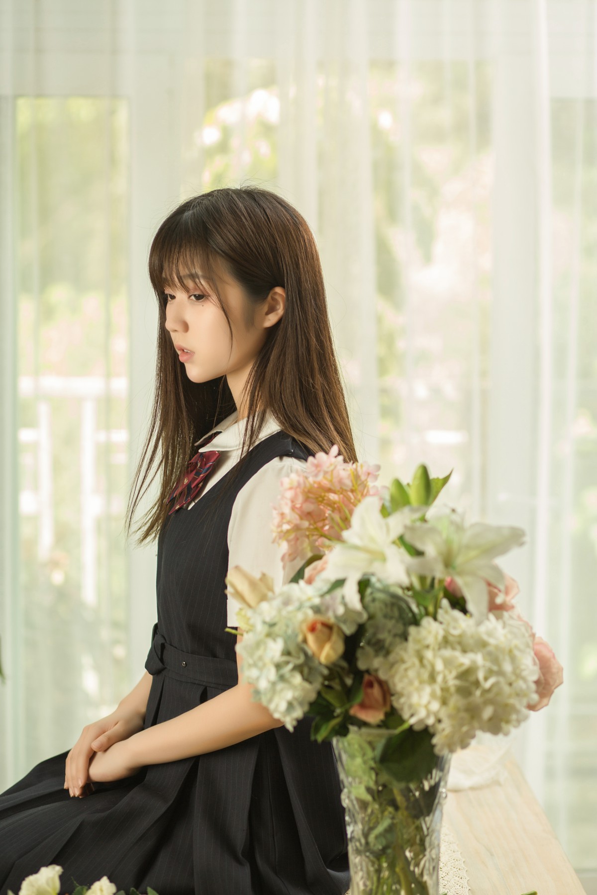 图片[7]-[喵糖映画]VOL.004 镜酱 文静学妹 – COSPLAY-瞬颜部落