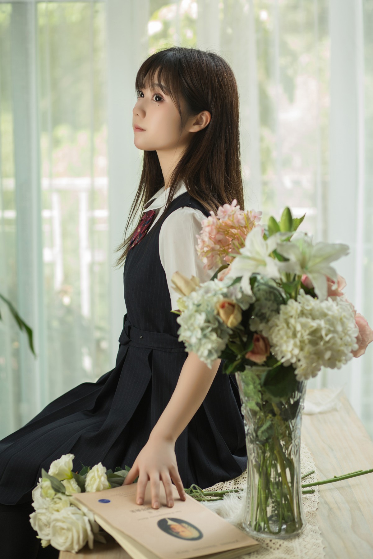 图片[9]-[喵糖映画]VOL.004 镜酱 文静学妹 – COSPLAY-瞬颜部落