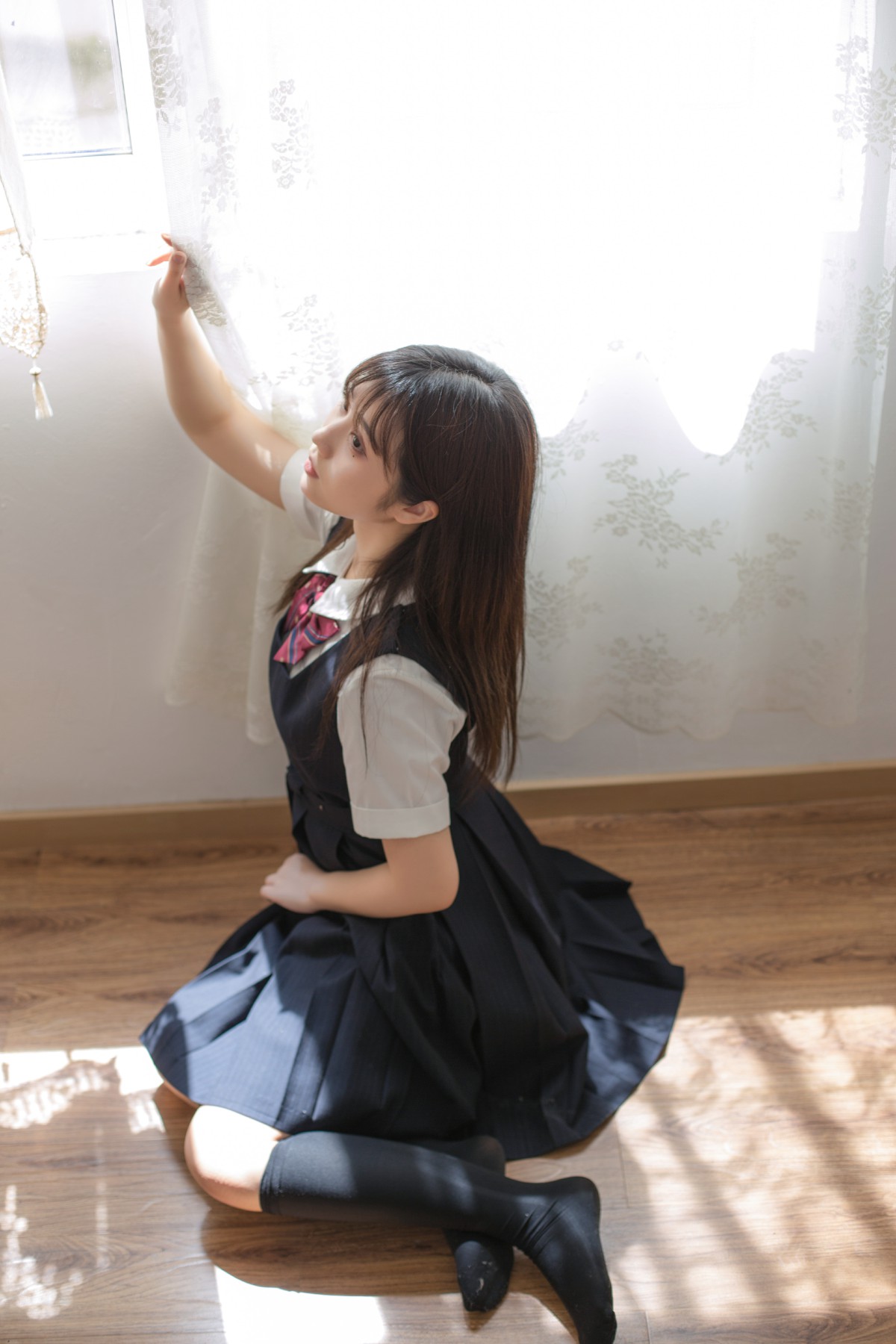 图片[22]-[喵糖映画]VOL.004 镜酱 文静学妹 – COSPLAY-瞬颜部落