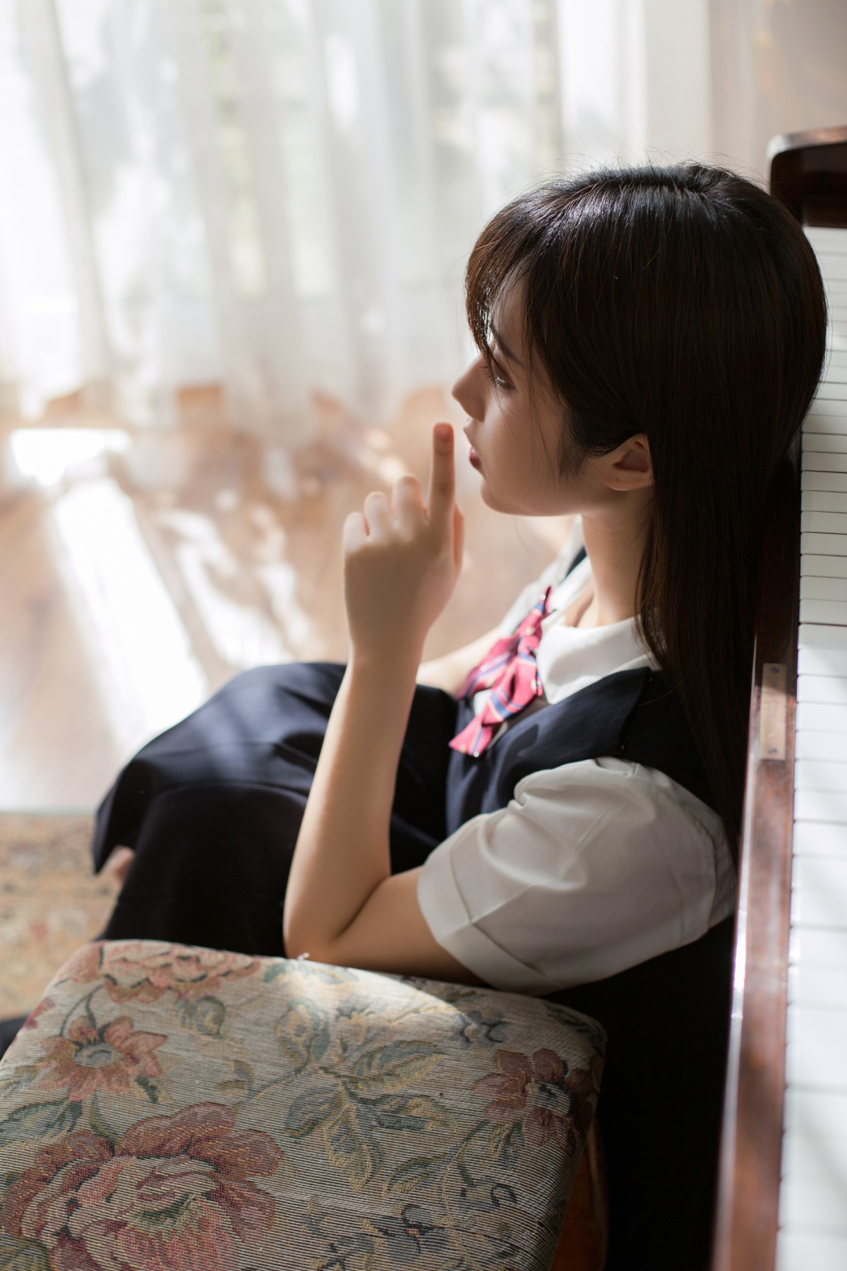 图片[33]-[喵糖映画]VOL.004 镜酱 文静学妹 – COSPLAY-瞬颜部落