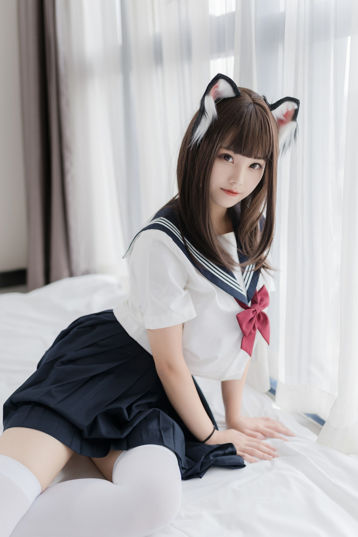 图片[3]-喵糖映画 VOL.002 JK白丝 – COSPLAY-瞬颜部落
