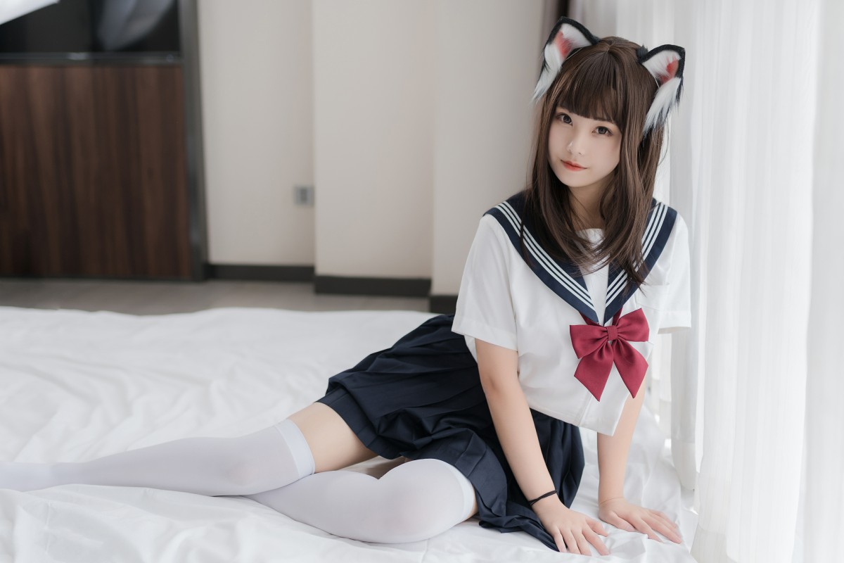 图片[8]-喵糖映画 VOL.002 JK白丝 – COSPLAY-瞬颜部落